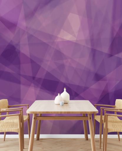 Purple Geometric Shape Wallpaper