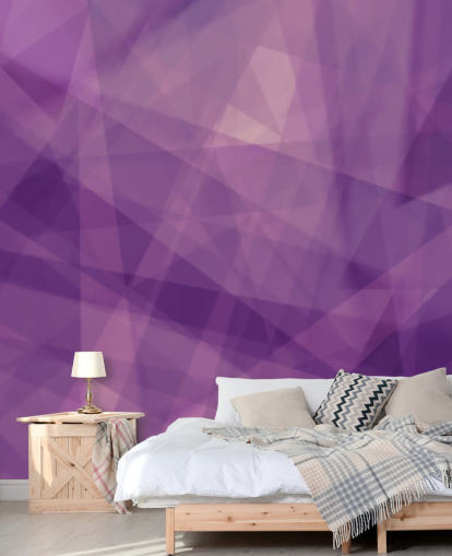 Papier Peint Géométrique Violet
