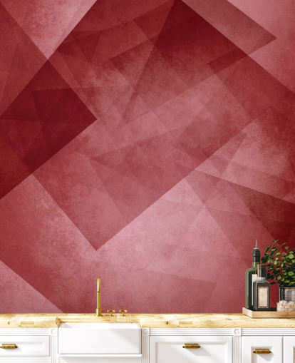 Geometrisches rotes Dreieck Tapete Geometrisches rotes Dreieck Tapete