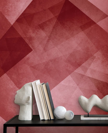 Red Triangle Geometrisk Bakgrunn Red Triangle Geometrisk Bakgrunn