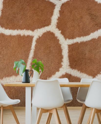 Giraffe Print Wallpaper