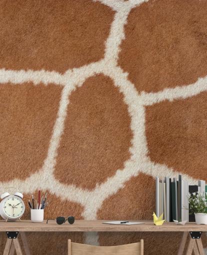 Giraffe Print Wallpaper