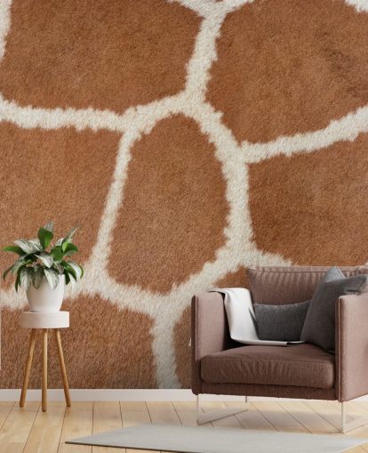Giraffe Print Wallpaper