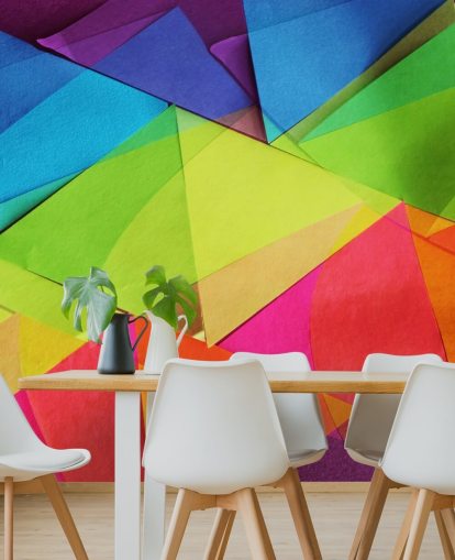 Papel pintado de papel de colores
