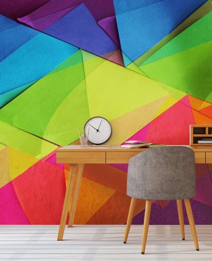 Papel pintado de papel de colores