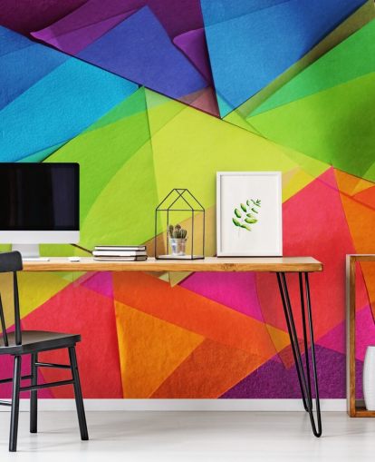 Papel pintado de papel de colores