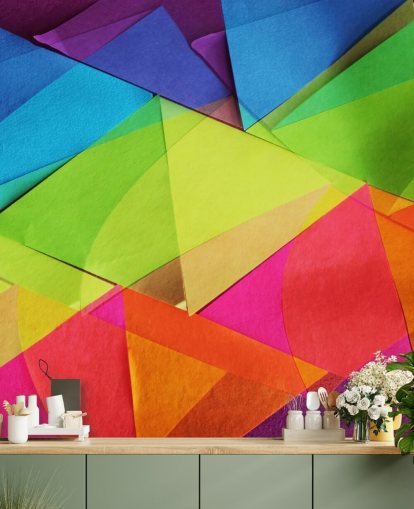 Papel pintado de papel de colores