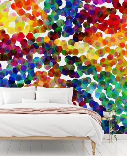 Carta da parati Rainbow Circle Carta da parati Rainbow Circle