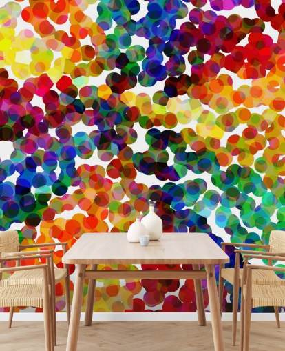 Papel de parede Rainbow Circle