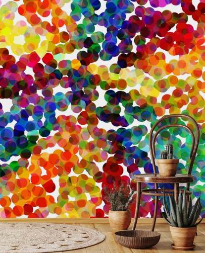 Papel de parede Rainbow Circle