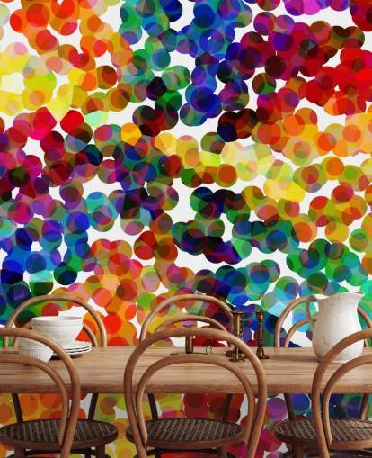 Papel pintado Rainbow Circle