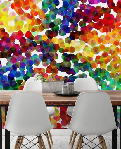 Papel pintado Rainbow Circle Papel pintado Rainbow Circle