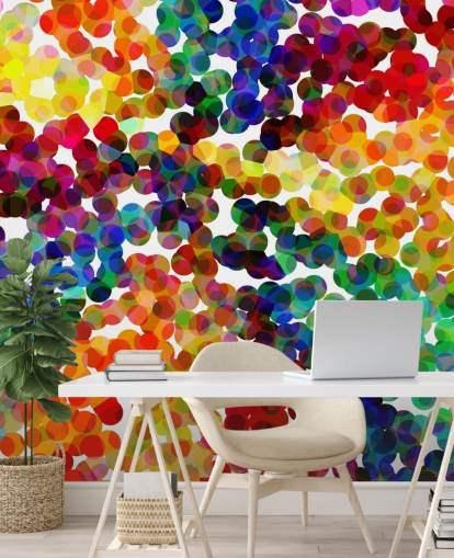 Papel pintado Rainbow Circle