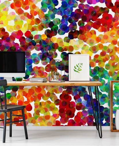 Papel pintado Rainbow Circle