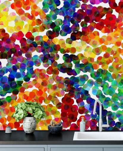 Papier peint Rainbow Circle Papier peint Rainbow Circle