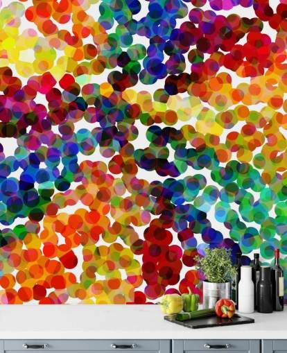 Rainbow Circle Bakgrund Rainbow Circle Bakgrund