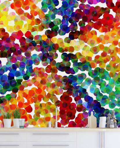 Papel de parede Rainbow Circle