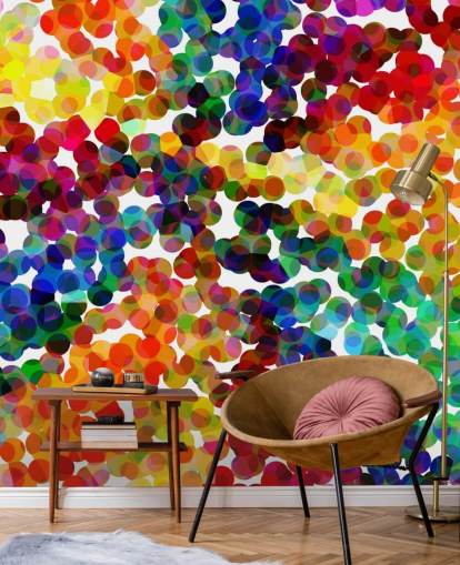 Papier peint Rainbow Circle