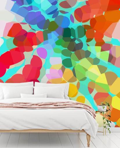 Colourful Dots Abstract Wallpaper