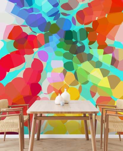 Colourful Dots Abstract Wallpaper