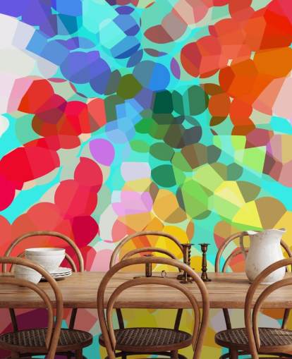 Colourful Dots Abstract Wallpaper