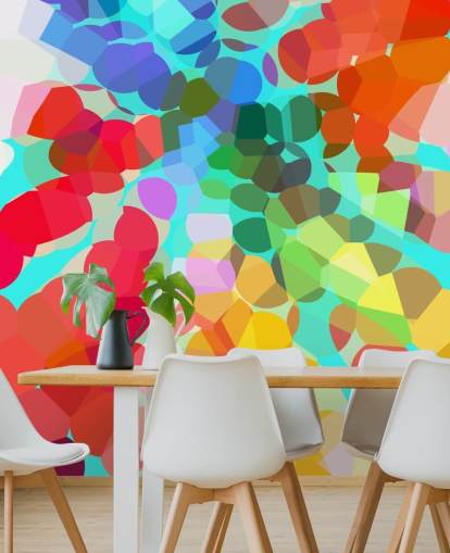 Colourful Dots Abstract Wallpaper