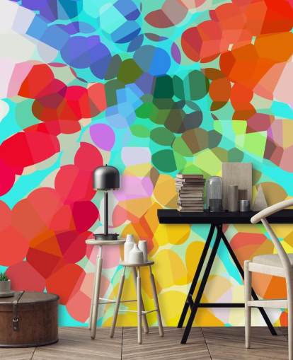 Colourful Dots Abstract Wallpaper