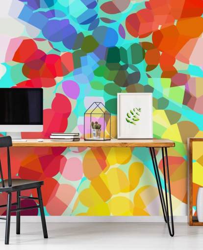 Colourful Dots Abstract Wallpaper