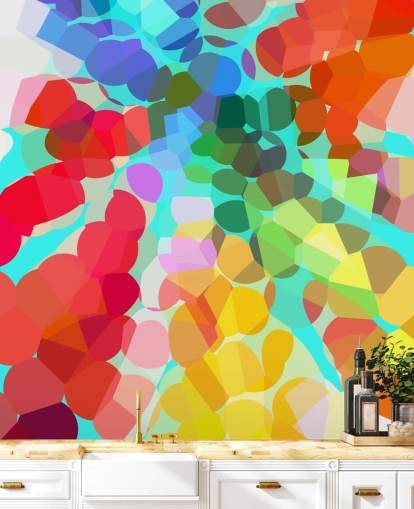 Carta da parati astratta puntini Carta da parati astratta puntini