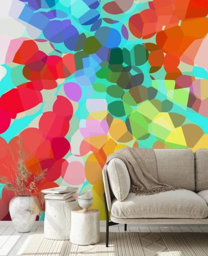 Colourful Dots Abstract Wallpaper