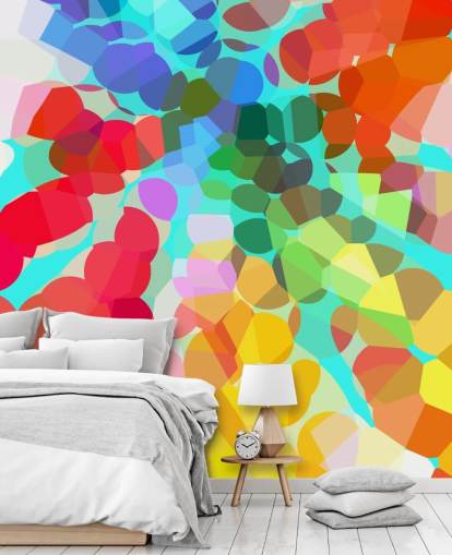 Colourful Dots Abstract Wallpaper