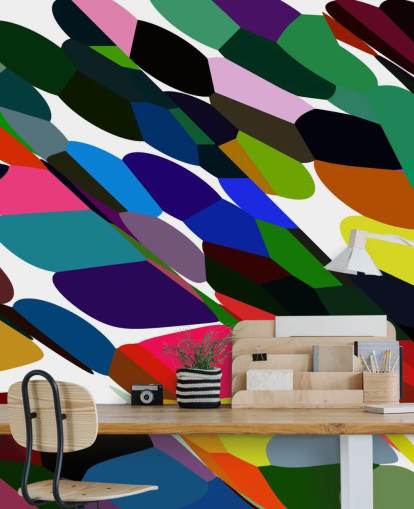 Colour Dots Abstract Wallpaper