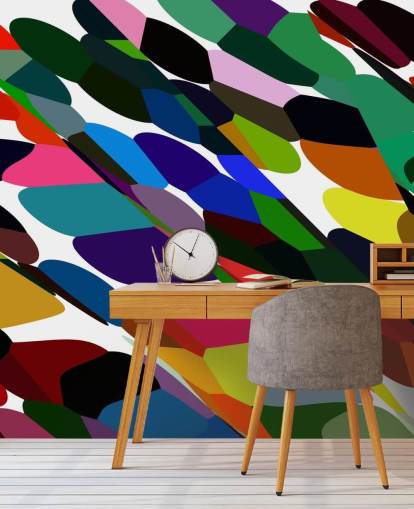 Colour Dots Abstract Behang