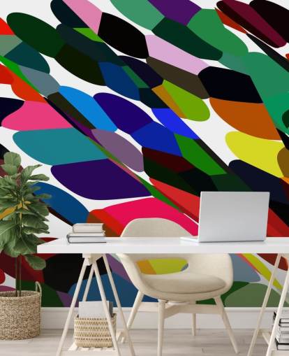 Colour Dots Abstract Behang