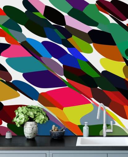 Colour Dots Abstract Wallpaper