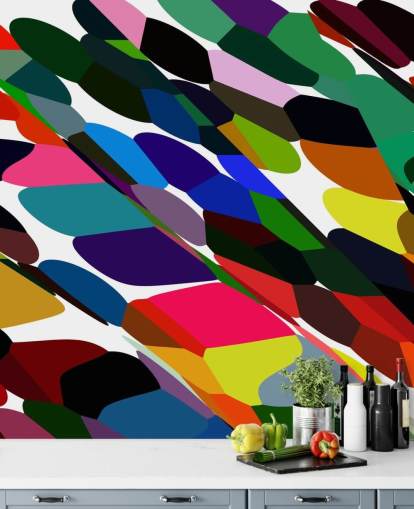 Colour Dots Abstract Behang Colour Dots Abstract Behang