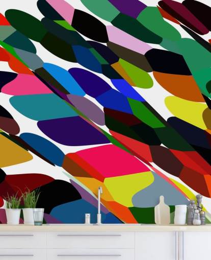 Colour Dots Abstract Wallpaper