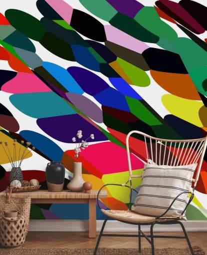 Colour Dots Abstract Wallpaper