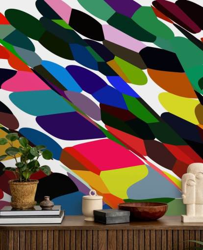 Colour Dots Abstract Wallpaper