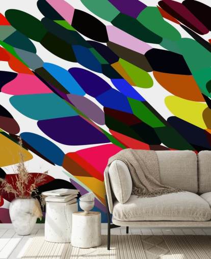 Colour Dots Abstract Wallpaper