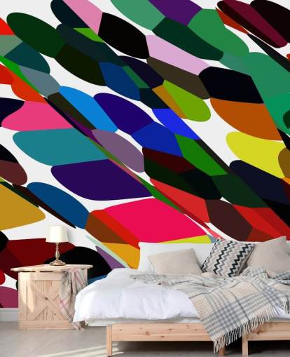 Colour Dots Abstract Wallpaper