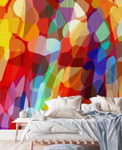 Papel pintado de arte abstracto