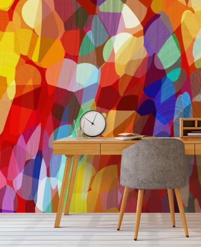 Abstrakte Kunsttapete Abstrakte Kunsttapete