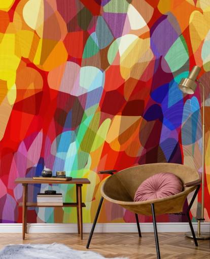 Abstracte kunst behang Abstracte kunst behang
