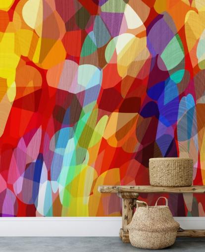 Papel pintado de arte abstracto