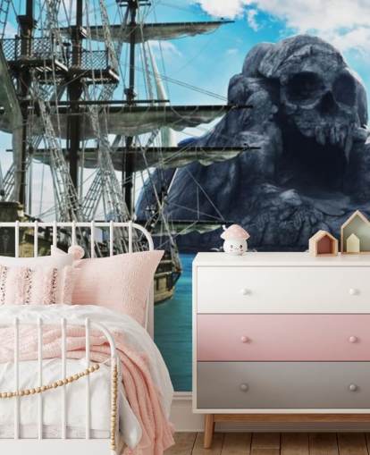 pirate ship and skull island wallpaper pirate ship and skull island wallpaper