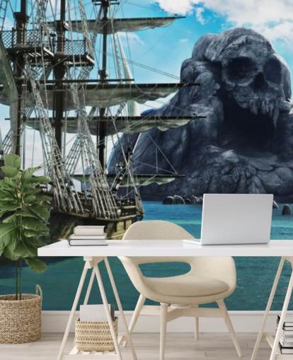 piratskib og kraniet ø tapet piratskib og kraniet ø tapet