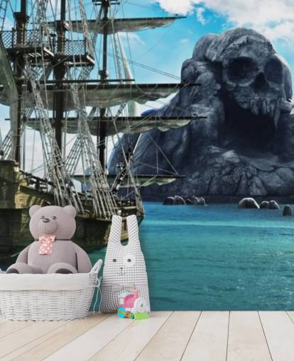 pirate ship and skull island wallpaper pirate ship and skull island wallpaper