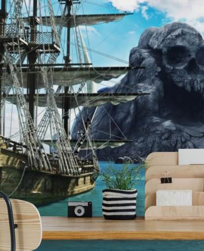 piratskepp och skalle ö tapeter piratskepp och skalle ö tapeter