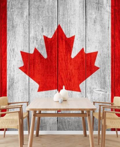 træ panel canada tapet